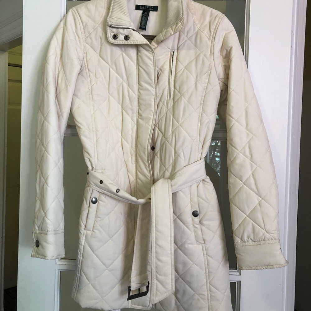 Lauren Ralph Lauren - Light quilted coat, Cream XS